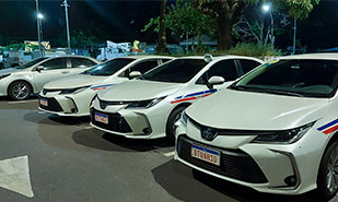 Sedans executivos da frota