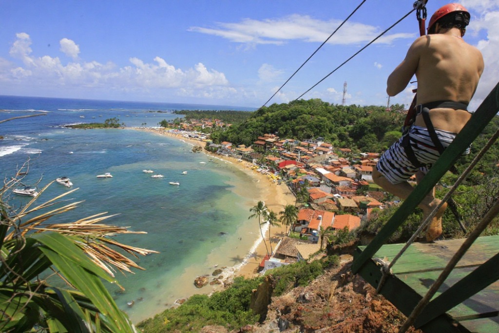 Tirolesa Morro de São Paulo